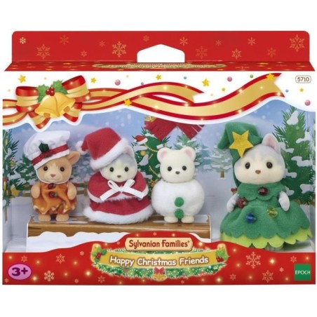 Poupée - SYLVANIAN FAMILIES - Le coffret de Noël - 4 figurines artic