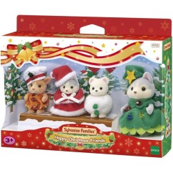 Poupée - SYLVANIAN FAMILIES - Le coffret de Noël - 4 figurines artic