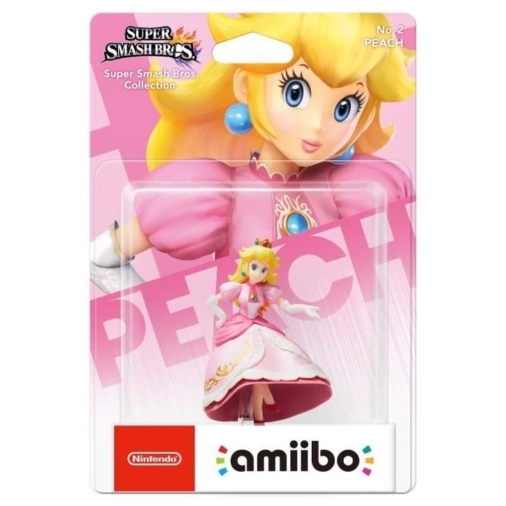 Figurine Amiibo - Peach N°2 • Collection Super Smash Bros.