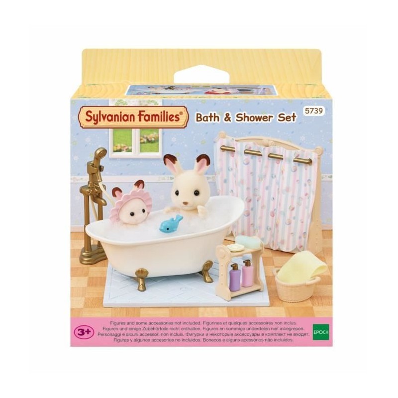 Le set baignoire et douche - SYLVANIAN FAMILIES - 5739 - Ensemble de s Le set baignoire et douche - SYLVANIAN FAMILIES - 5739 - Ensemble de s