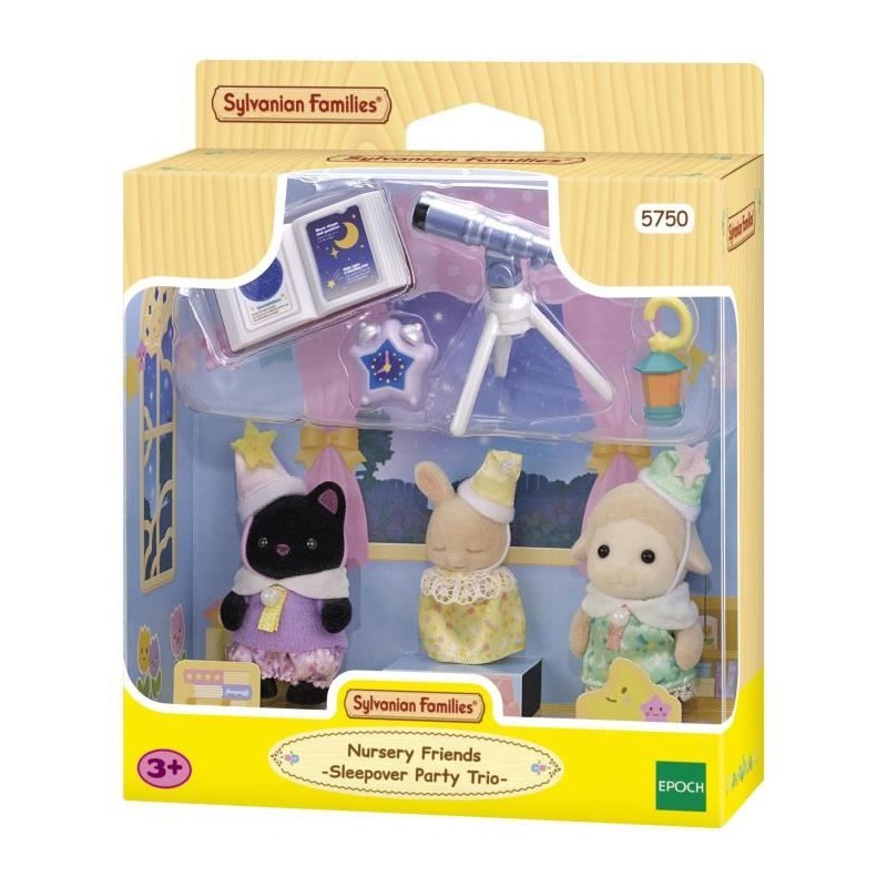 SYLVANIAN FAMILIES 5750 - Le trio des bébés pyjama party SYLVANIAN FAMILIES 5750 - Le trio des bébés pyjama party
