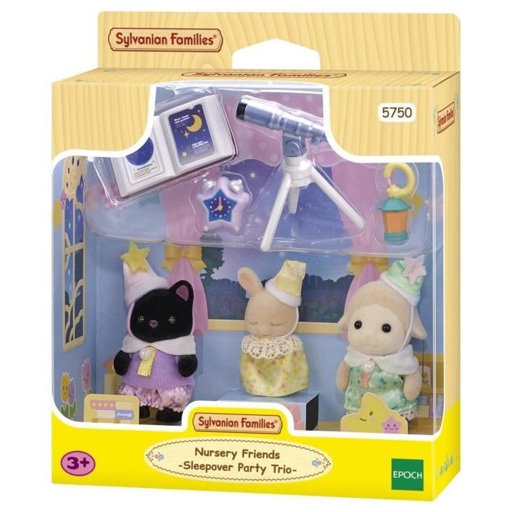 SYLVANIAN FAMILIES 5750 - Le trio des bébés pyjama party SYLVANIAN FAMILIES 5750 - Le trio des bébés pyjama party