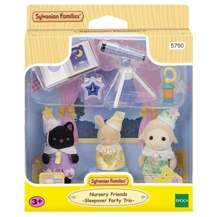 SYLVANIAN FAMILIES 5750 - Le trio des bébés pyjama party SYLVANIAN FAMILIES 5750 - Le trio des bébés pyjama party