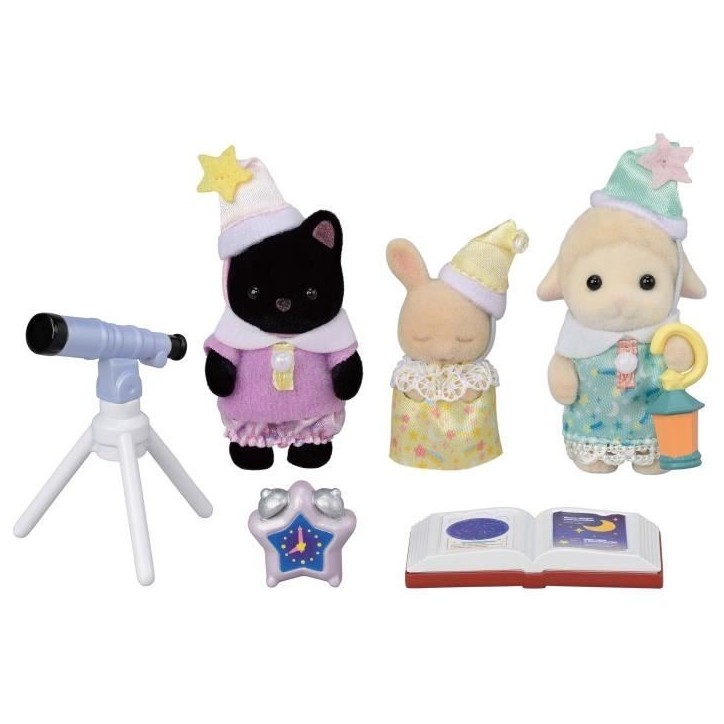 SYLVANIAN FAMILIES 5750 - Le trio des bébés pyjama party SYLVANIAN FAMILIES 5750 - Le trio des bébés pyjama party