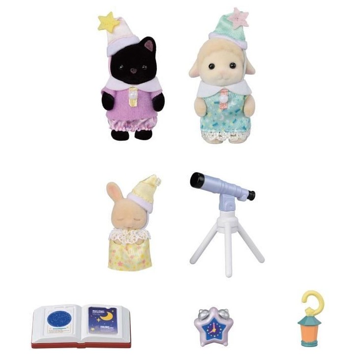 SYLVANIAN FAMILIES 5750 - Le trio des bébés pyjama party SYLVANIAN FAMILIES 5750 - Le trio des bébés pyjama party