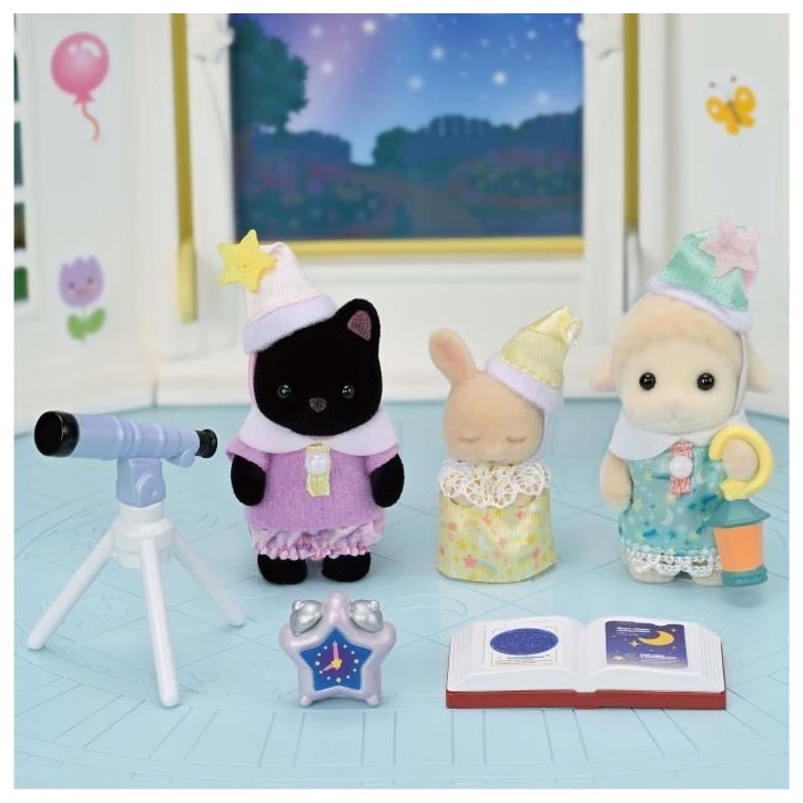 SYLVANIAN FAMILIES 5750 - Le trio des bébés pyjama party SYLVANIAN FAMILIES 5750 - Le trio des bébés pyjama party