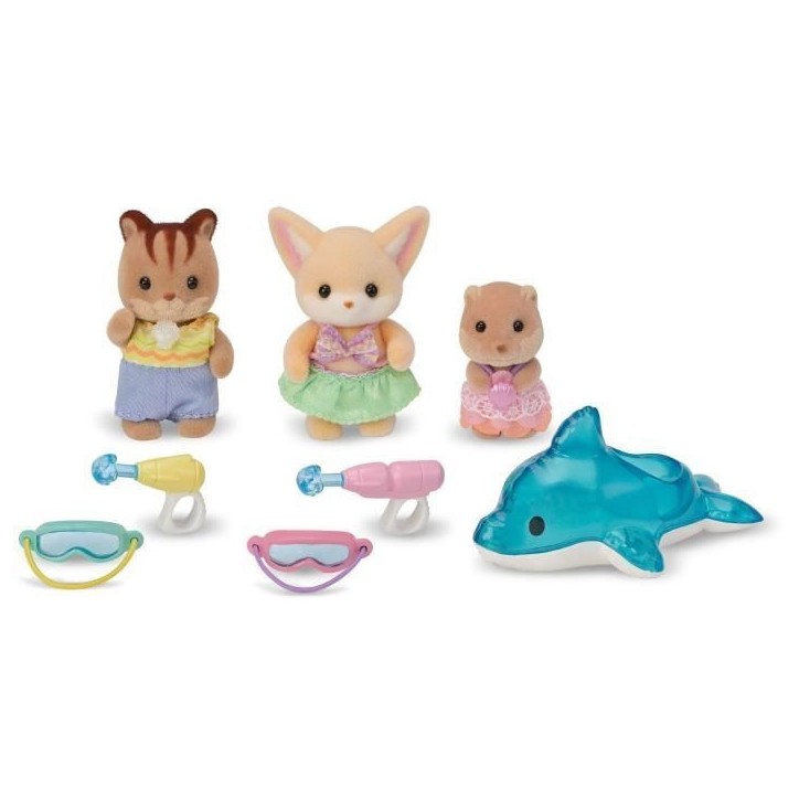 SYLVANIAN FAMILIES 5749 - Le trio des bébés a la piscine SYLVANIAN FAMILIES 5749 - Le trio des bébés a la piscine