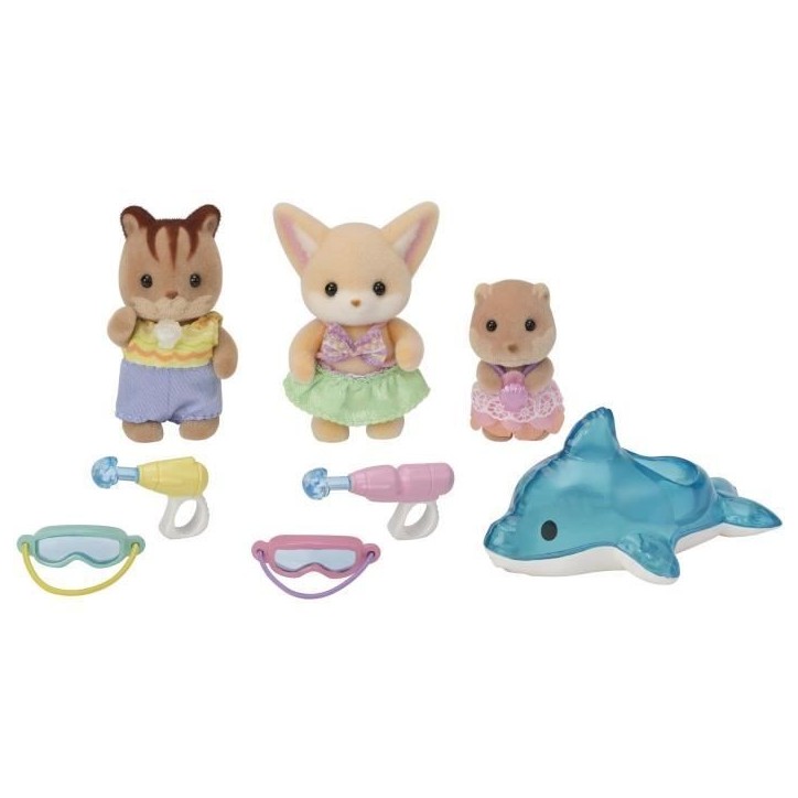 SYLVANIAN FAMILIES 5749 - Le trio des bébés a la piscine SYLVANIAN FAMILIES 5749 - Le trio des bébés a la piscine