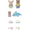 SYLVANIAN FAMILIES 5749 - Le trio des bébés a la piscine
