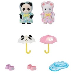 Figurines Articulées - SYLVANIAN FAMILIES - Duo Bébés en Habits de