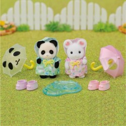 Figurines Articulées - SYLVANIAN FAMILIES - Duo Bébés en Habits de