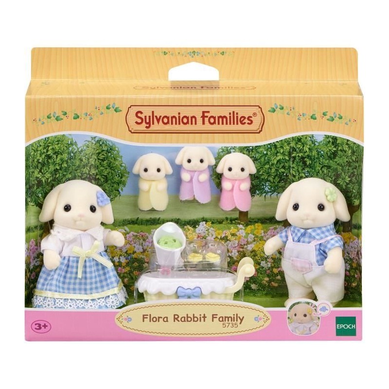 SYLVANIAN FAMILIES 5735 - La famille Lapin Bélier SYLVANIAN FAMILIES 5735 - La famille Lapin Bélier