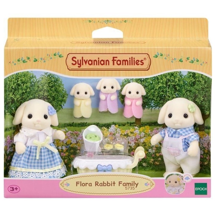 SYLVANIAN FAMILIES 5735 - La famille Lapin Bélier SYLVANIAN FAMILIES 5735 - La famille Lapin Bélier