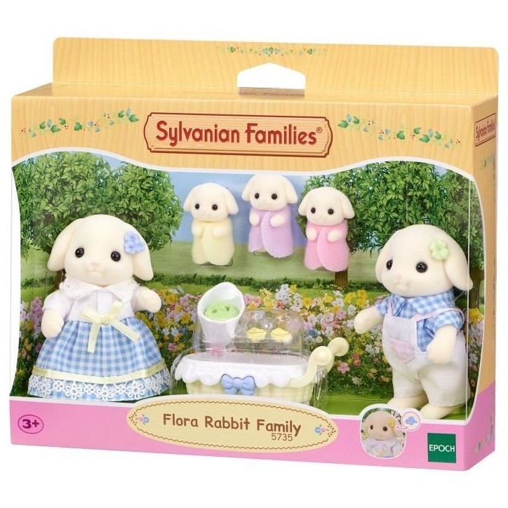 SYLVANIAN FAMILIES 5735 - La famille Lapin Bélier SYLVANIAN FAMILIES 5735 - La famille Lapin Bélier