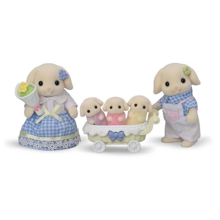 SYLVANIAN FAMILIES 5735 - La famille Lapin Bélier SYLVANIAN FAMILIES 5735 - La famille Lapin Bélier