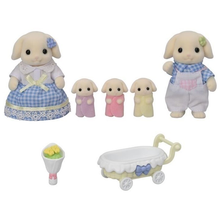 SYLVANIAN FAMILIES 5735 - La famille Lapin Bélier SYLVANIAN FAMILIES 5735 - La famille Lapin Bélier