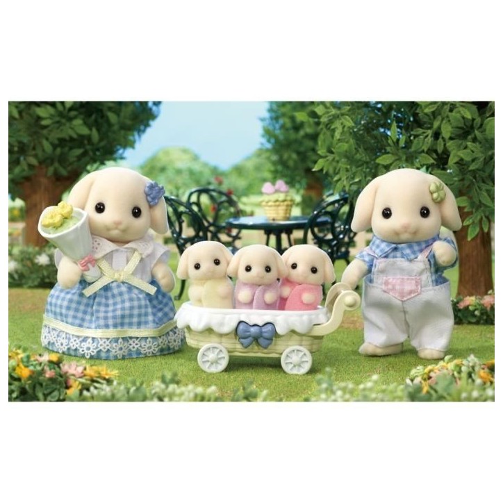 SYLVANIAN FAMILIES 5735 - La famille Lapin Bélier SYLVANIAN FAMILIES 5735 - La famille Lapin Bélier