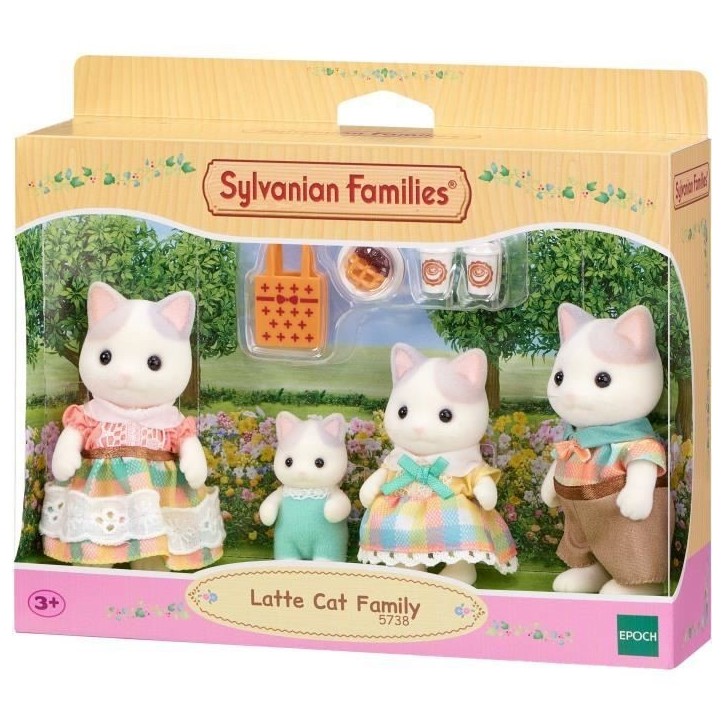 SYLVANIAN FAMILIES 5738 - La famille Chat Latté