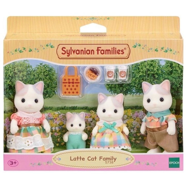 SYLVANIAN FAMILIES 5738 - La famille Chat Latté