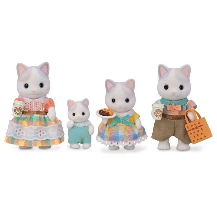 SYLVANIAN FAMILIES 5738 - La famille Chat Latté