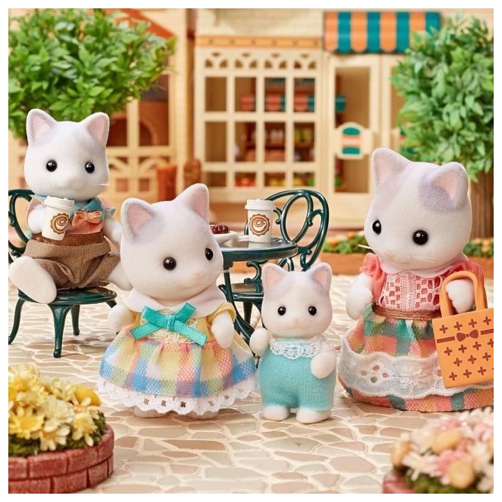 SYLVANIAN FAMILIES 5738 - La famille Chat Latté