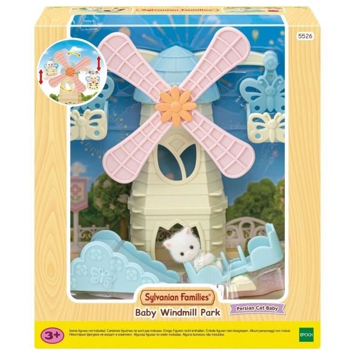 Figurines miniatures - SYLVANIAN FAMILIES - Le moulin des bébés - Intérieur - Rose - 3 ans