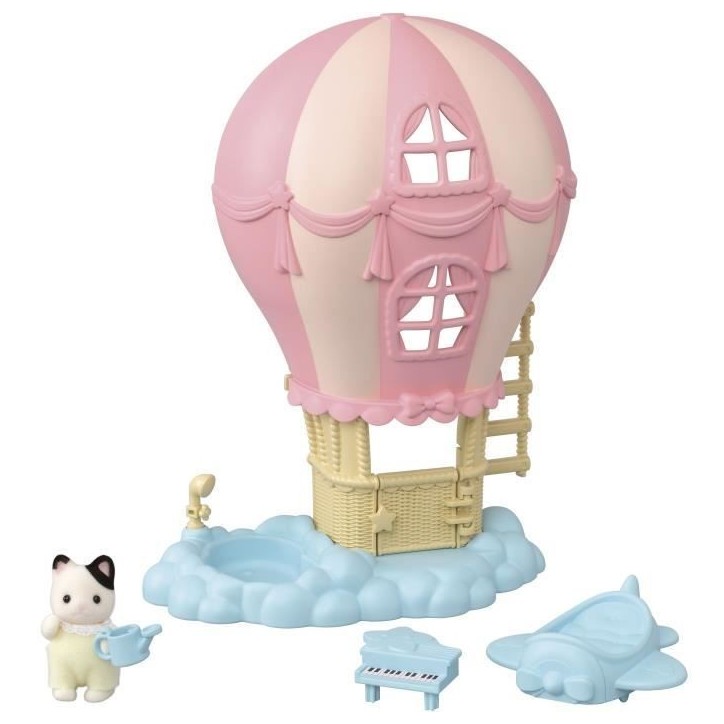 Mini-univers - SYLVANIAN FAMILIES - La montgolfiere des bébés - Rose - Pour enfants de 3 ans et plus Mini-univers - SYLVANIAN FAMILIES - La montgolfiere des bébés - Rose - Pour enfants de 3 ans et plus
