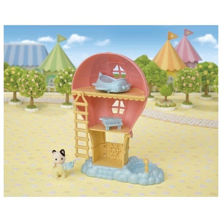 Mini-univers - SYLVANIAN FAMILIES - La montgolfiere des bébés - Rose - Pour enfants de 3 ans et plus Mini-univers - SYLVANIAN FAMILIES - La montgolfiere des bébés - Rose - Pour enfants de 3 ans et plus