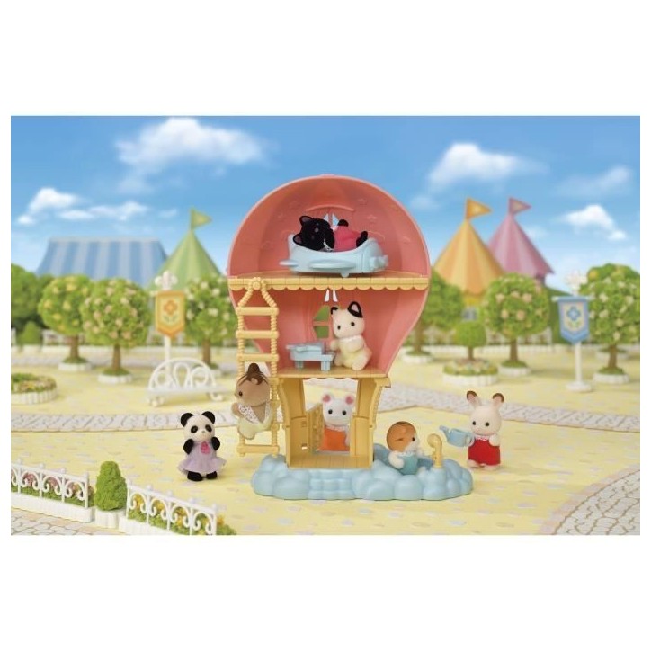 Mini-univers - SYLVANIAN FAMILIES - La montgolfiere des bébés - Rose - Pour enfants de 3 ans et plus Mini-univers - SYLVANIAN FAMILIES - La montgolfiere des bébés - Rose - Pour enfants de 3 ans et plus
