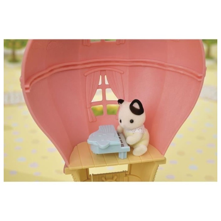 Mini-univers - SYLVANIAN FAMILIES - La montgolfiere des bébés - Rose - Pour enfants de 3 ans et plus Mini-univers - SYLVANIAN FAMILIES - La montgolfiere des bébés - Rose - Pour enfants de 3 ans et plus