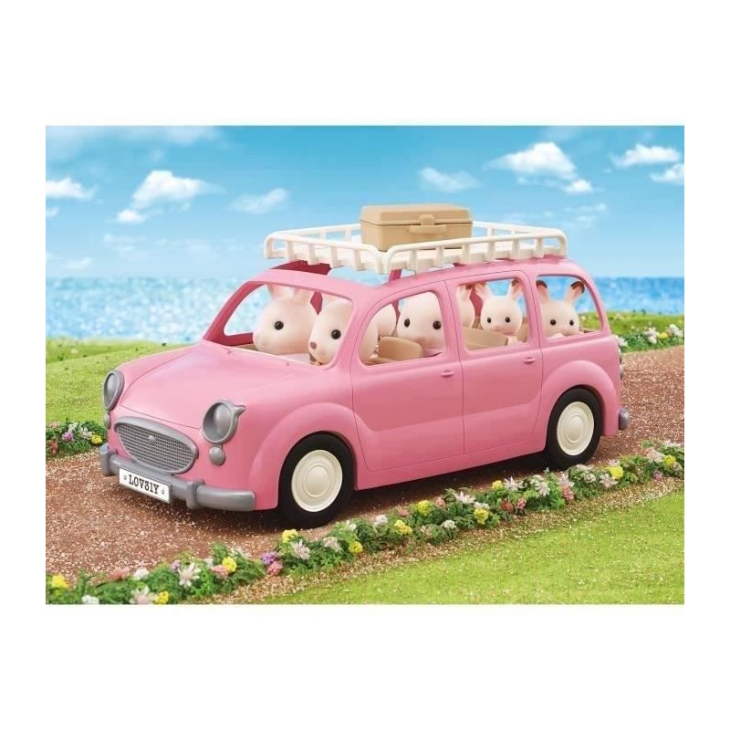 SYLVANIAN FAMILIES - Monospace rose pour pique-nique en famille SYLVANIAN FAMILIES - Monospace rose pour pique-nique en famille