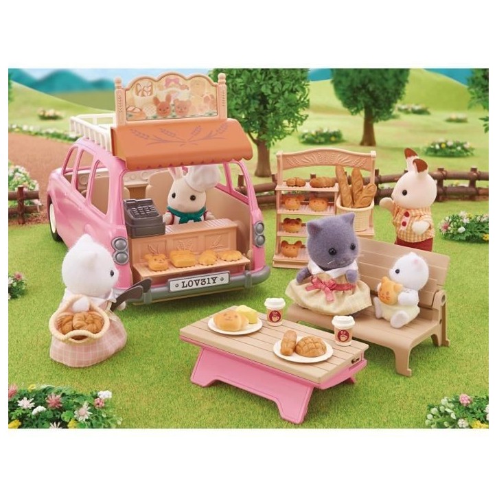 SYLVANIAN FAMILIES - Monospace rose pour pique-nique en famille SYLVANIAN FAMILIES - Monospace rose pour pique-nique en famille