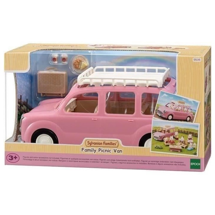 SYLVANIAN FAMILIES - Monospace rose pour pique-nique en famille SYLVANIAN FAMILIES - Monospace rose pour pique-nique en famille