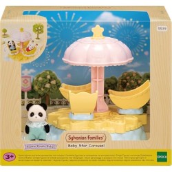 Figurines miniatures - SYLVANIAN FAMILIES - Le carrousel étoilé avec