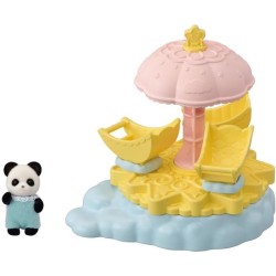 Figurines miniatures - SYLVANIAN FAMILIES - Le carrousel étoilé avec