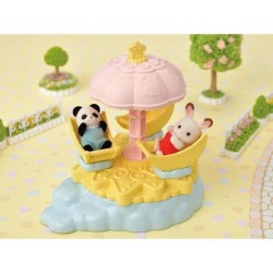 Figurines miniatures - SYLVANIAN FAMILIES - Le carrousel étoilé avec