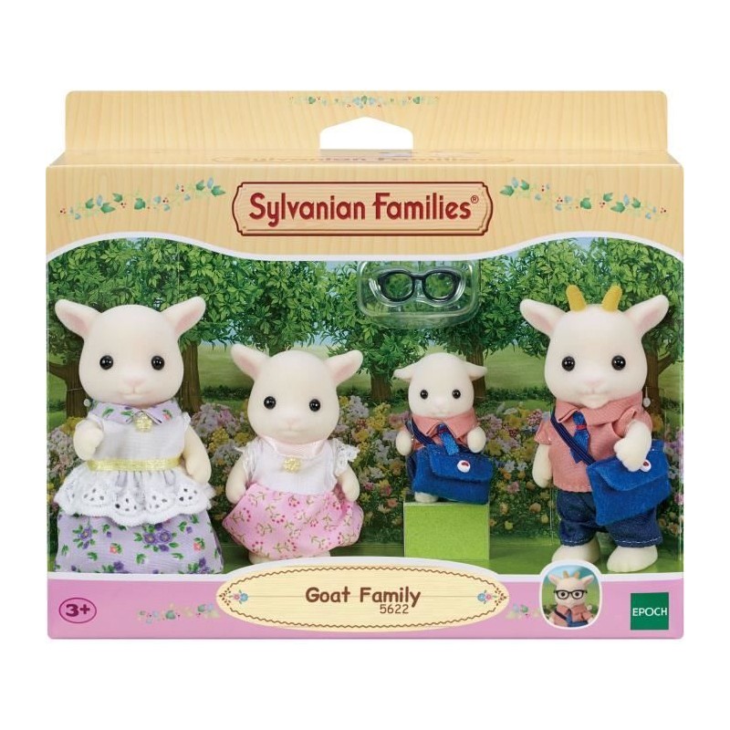 Figurines miniatures - SYLVANIAN FAMILIES - La famille Chevre - 4 pers Figurines miniatures - SYLVANIAN FAMILIES - La famille Chevre - 4 pers