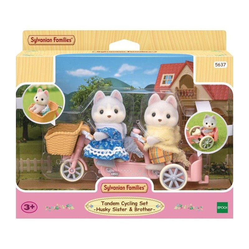 Figurines miniatures - SYLVANIAN FAMILIES - 5637 - Les freres et soeur Figurines miniatures - SYLVANIAN FAMILIES - 5637 - Les freres et soeur