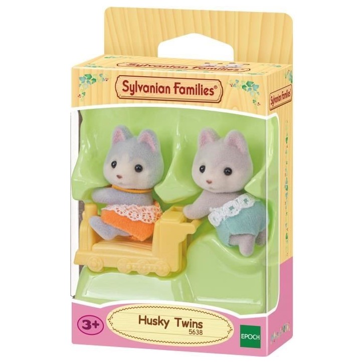 Mini-univers - SYLVANIAN FAMILIES - Les jumeaux husky - Orange - Mixte - 3 ans+ Mini-univers - SYLVANIAN FAMILIES - Les jumeaux husky - Orange - Mixte - 3 ans+