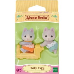 Mini-univers - SYLVANIAN FAMILIES - Les jumeaux husky - Orange - Mixte