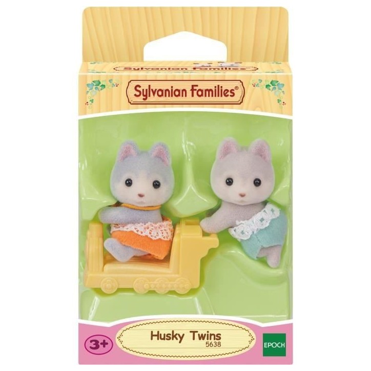 Mini-univers - SYLVANIAN FAMILIES - Les jumeaux husky - Orange - Mixte - 3 ans+ Mini-univers - SYLVANIAN FAMILIES - Les jumeaux husky - Orange - Mixte - 3 ans+