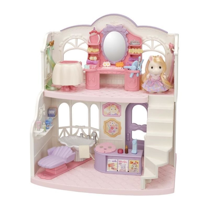 Mini-univers - SYLVANIAN FAMILIES - Salon de coiffure des poneys - Acc Mini-univers - SYLVANIAN FAMILIES - Salon de coiffure des poneys - Acc