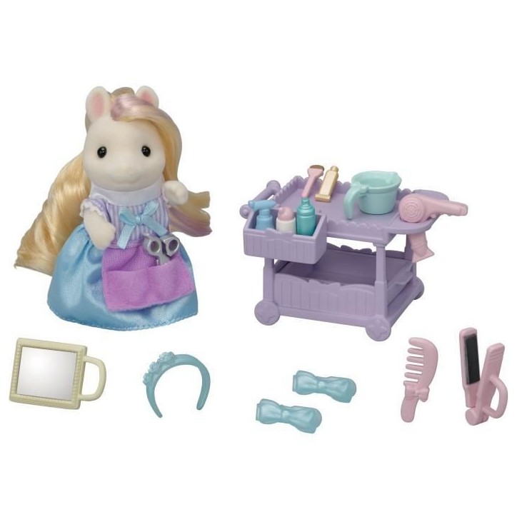 SYLVANIAN FAMILIES - La maman poney et son kit de coiffure SYLVANIAN FAMILIES - La maman poney et son kit de coiffure
