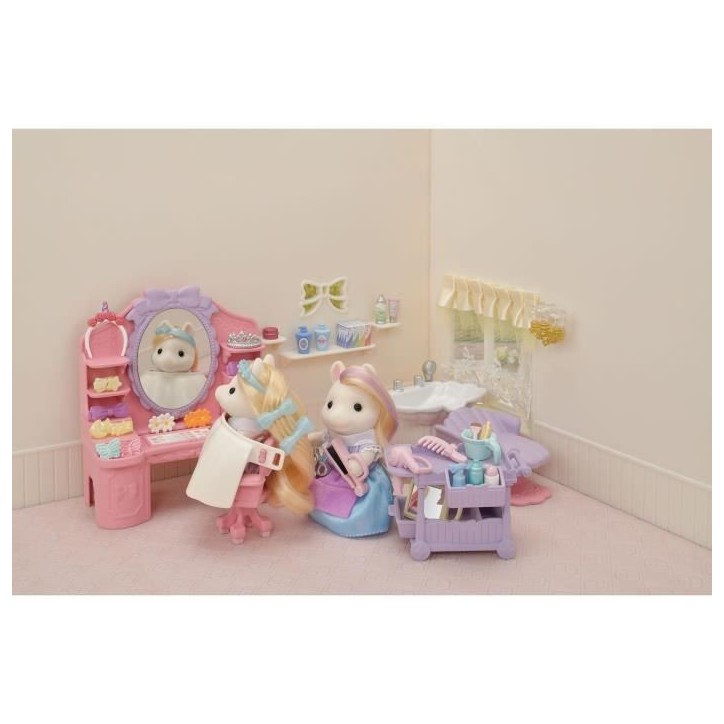 SYLVANIAN FAMILIES - La maman poney et son kit de coiffure SYLVANIAN FAMILIES - La maman poney et son kit de coiffure