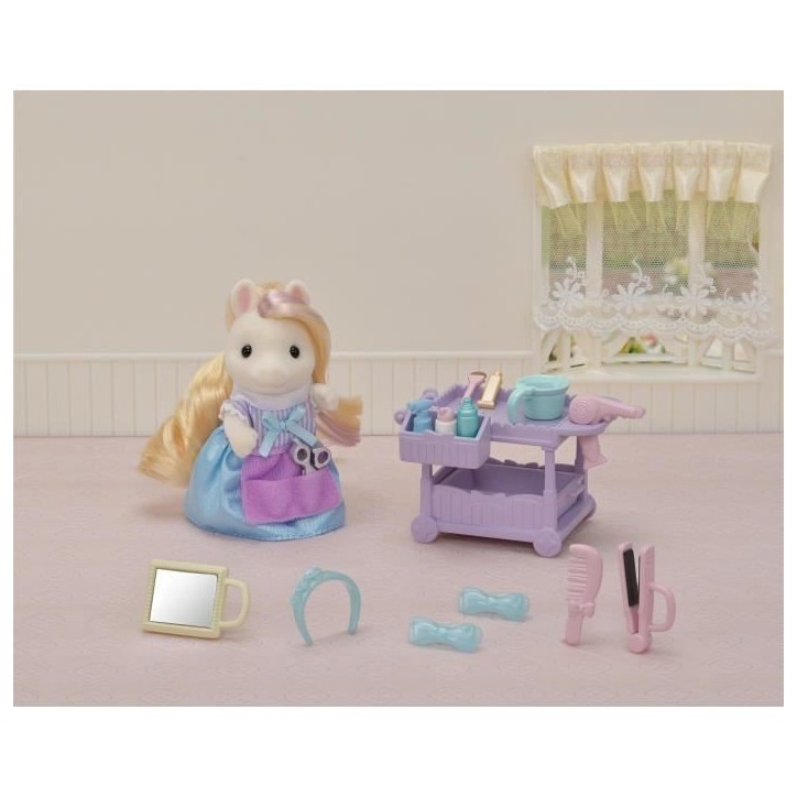 SYLVANIAN FAMILIES - La maman poney et son kit de coiffure SYLVANIAN FAMILIES - La maman poney et son kit de coiffure