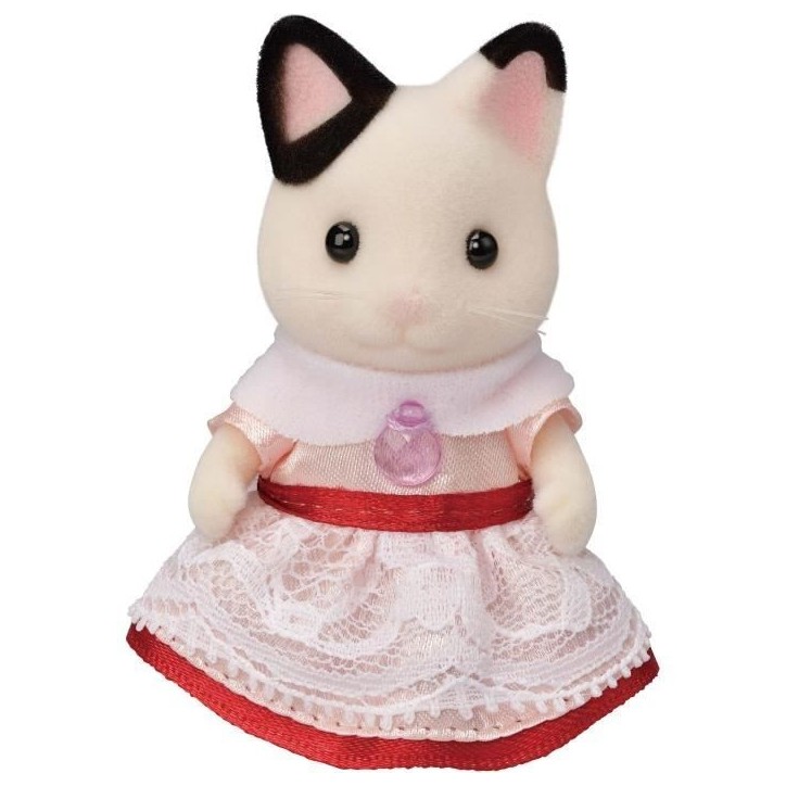 Figurines miniatures - SYLVANIAN FAMILIES - 5646 - La fille Chat bicolore et son goûter d'anniversaire Figurines miniatures - SYLVANIAN FAMILIES - 5646 - La fille Chat bicolore et son goûter d'anniversaire