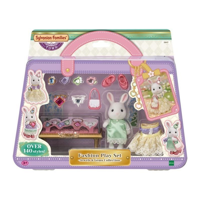 Figurines miniatures - SYLVANIAN FAMILIES - 5647 - La valisette de mod Figurines miniatures - SYLVANIAN FAMILIES - 5647 - La valisette de mod