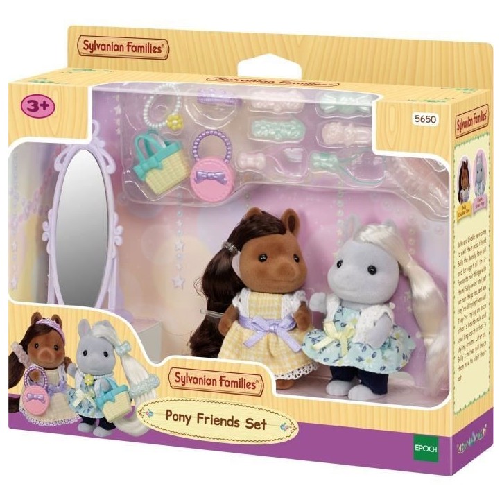 SYLVANIAN FAMILIES - Les amis poney et leurs kits de coiffure SYLVANIAN FAMILIES - Les amis poney et leurs kits de coiffure