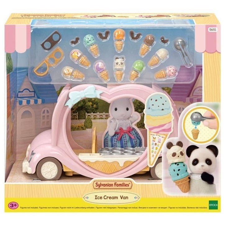 Le marchand de glace ambulant - SYLVANIAN FAMILIES - 5651 - Extérieur - Rose - A partir de 3 ans Le marchand de glace ambulant - SYLVANIAN FAMILIES - 5651 - Extérieur - Rose - A partir de 3 ans