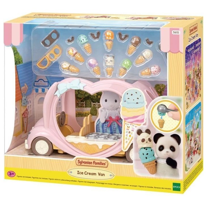 Le marchand de glace ambulant - SYLVANIAN FAMILIES - 5651 - Extérieur - Rose - A partir de 3 ans Le marchand de glace ambulant - SYLVANIAN FAMILIES - 5651 - Extérieur - Rose - A partir de 3 ans
